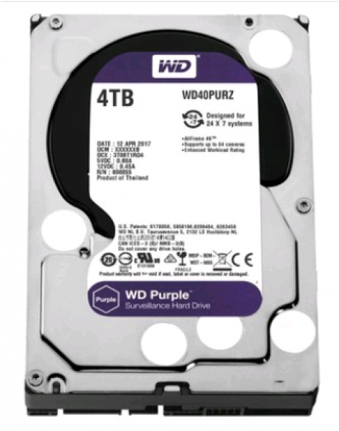 HARD DISK 4TB WD40PURX - WESTERN DIGITAL