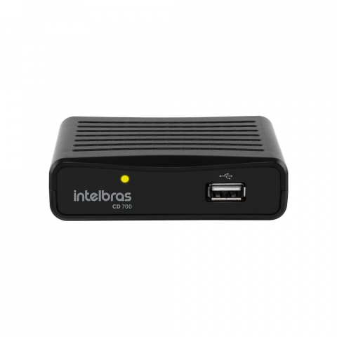 Conversor Digital de TV Intelbras com Gravador CD 700