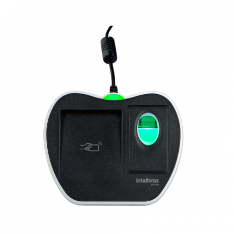 Leitor cadastrador biométrico com RFID CM 350 Intelbras