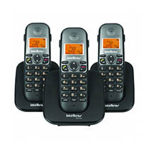 Telefone Sem Fio Digital com Dois Ramais Adicionais TS 5123